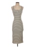 Flawless Stripes Gray Casual Dress Size S - photo 1