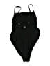 Pink Blush 100% Polyester Solid Black One Piece Swimsuit Size Sm Maternity - photo 2