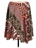Etcetera 100% Silk Orange Silk Skirt Size 12 - photo 2