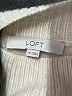 Ann Taylor LOFT Polka Dots White Pullover Sweater Size XS - photo 7
