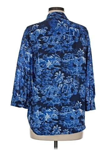 L'Agence 3/4 Sleeve Button-Down Shirt (view 2)