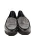 Donald J Pliner 100% Leather Houndstooth Gray Flats Size 8 - photo 2