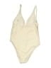 Unbranded Chevron-herringbone Ivory One Piece Swimsuit Size M - photo 2