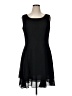 Virgo 100% Polyester Solid Black Cocktail Dress Size 16 - photo 1
