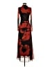 Shein Graphic Red Cocktail Dress Size 4 - photo 1