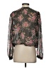 Bellatrix 100% Polyester Black Long Sleeve Blouse Size S - photo 2