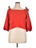Billabong 100% Cotton Red 3/4 Sleeve Top Size XL - photo 1