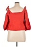 Billabong 100% Cotton Red 3/4 Sleeve Top Size XL - photo 2
