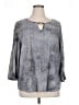 Sami & JO Gray 3/4 Sleeve Blouse Size XL - photo 1