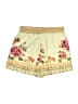 Unbranded Floral Yellow Shorts Size S - photo 2