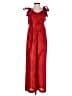 Hutch 100% Polyester Red Jumpsuit Size 4 - photo 1