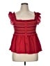 Cider 100% Cotton Red Sleeveless Blouse Size 1X - photo 1