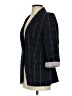 Tommy Hilfiger Plaid Blue Black Coat Size 4 - photo 2