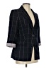 Tommy Hilfiger Plaid Blue Black Coat Size 4 - photo 5