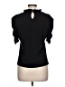 CeCe Black Short Sleeve Top Size L - photo 2