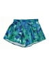 Shein 100% Polyester Print Blue Shorts Size 8 - 10 - photo 1
