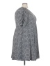 Torrid Checkered-gingham Gray Casual Dress Size 3X Plus (3) - photo 4
