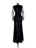 Mac Duggal 100% Polyester Black Cocktail Dress Size 18 - photo 2