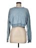 Lazy Sunday 100% Cotton Blue Sweatshirt Size M - photo 1