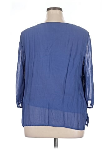 Notations 3/4 Sleeve Blouse (view 2)