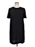 Ann Taylor 100% Polyester Solid Black Casual Dress Size 14 - photo 1