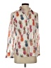 J.Crew 100% Cotton Print Ivory Long Sleeve Blouse Size 2 - photo 1