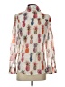 J.Crew 100% Cotton Print Ivory Long Sleeve Blouse Size 2 - photo 2