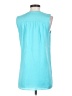 DKNY Teal Sleeveless Blouse Size XS - photo 2