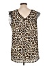 Unbranded Brown Sleeveless Blouse Size L - photo 2