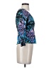 Alberto Makali 100% Polyester Blue 3/4 Sleeve Top Size S - photo 4
