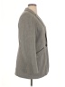 Coldwater Creek Chevron-herringbone Gray Blazer Size 16 - photo 4