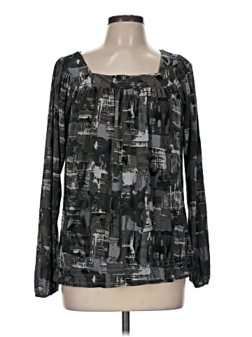 Daisy Fuentes Long Sleeve Blouse (view 1)
