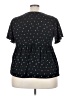 Torrid 100% Cotton Black Short Sleeve Henley Size 3X Plus (3) - photo 2