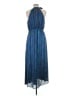 Unbranded 100% Polyester Tie-dye Blue Casual Dress Size Med Petite - photo 2