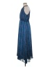 Unbranded 100% Polyester Tie-dye Blue Casual Dress Size Med Petite - photo 5