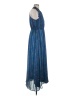Unbranded 100% Polyester Tie-dye Blue Casual Dress Size Med Petite - photo 4