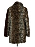 Goosecraft 100% Polyester Animal Print Brown Faux Fur Jacket Size M (estimated) - photo 2