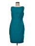 Calvin Klein Solid Teal Cocktail Dress Size 8 - photo 1