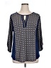 Roz & Ali Blue 3/4 Sleeve Blouse Size XL - photo 1