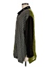 Alembika Color Block Green 3/4 Sleeve Button-Down Shirt Size 6 - photo 5