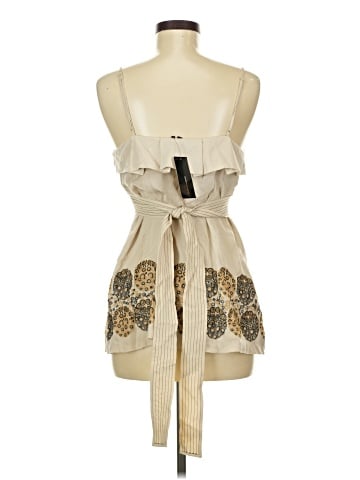 BCBGMAXAZRIA Sleeveless Silk Top (view 2)