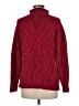 L.L.Bean Tweed Red Turtleneck Sweater Size M - photo 2