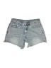 Carbon Blue Denim Shorts Size 5 - photo 1