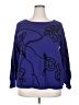 Chico's Print Blue Pullover Sweater Size XXL (4) - photo 1
