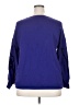 Chico's Print Blue Pullover Sweater Size XXL (4) - photo 2