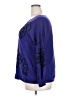 Chico's Print Blue Pullover Sweater Size XXL (4) - photo 5