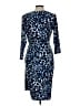 Calvin Klein Animal Print Blue Cocktail Dress Size 10 - photo 2