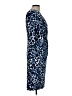 Calvin Klein Animal Print Blue Cocktail Dress Size 10 - photo 4