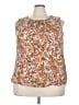 Talbots Orange Sleeveless Blouse Size 22 - photo 1