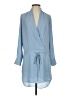 Olivaceous 100% Polyester Blue Casual Dress Size S - photo 1